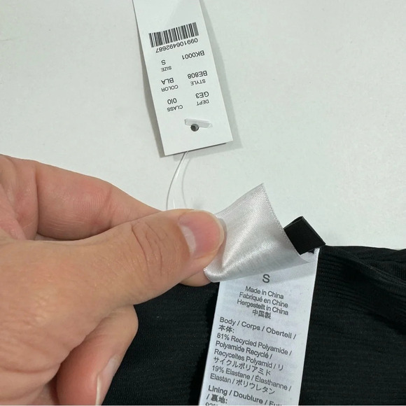 New J Crew High Rise Cheeky Bikini Bottom Black BE808 - Picture 6 of 6